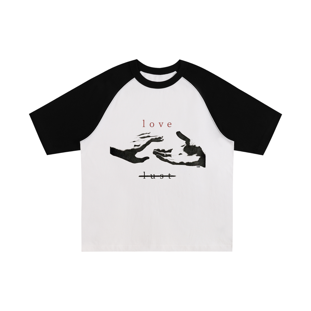 Color-Blocked Raglan Sleeve T-Shirt