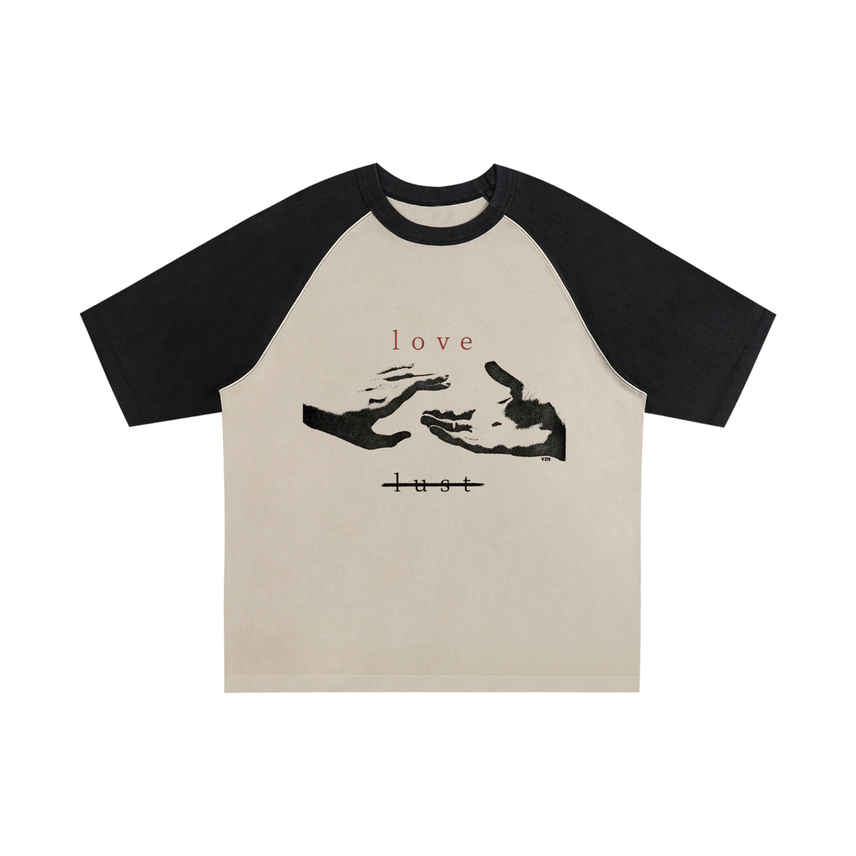 Color-Blocked Raglan Sleeve T-Shirt