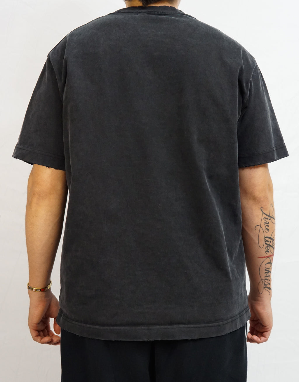 Heavyweight Vintage Washed Frayed T-Shirt