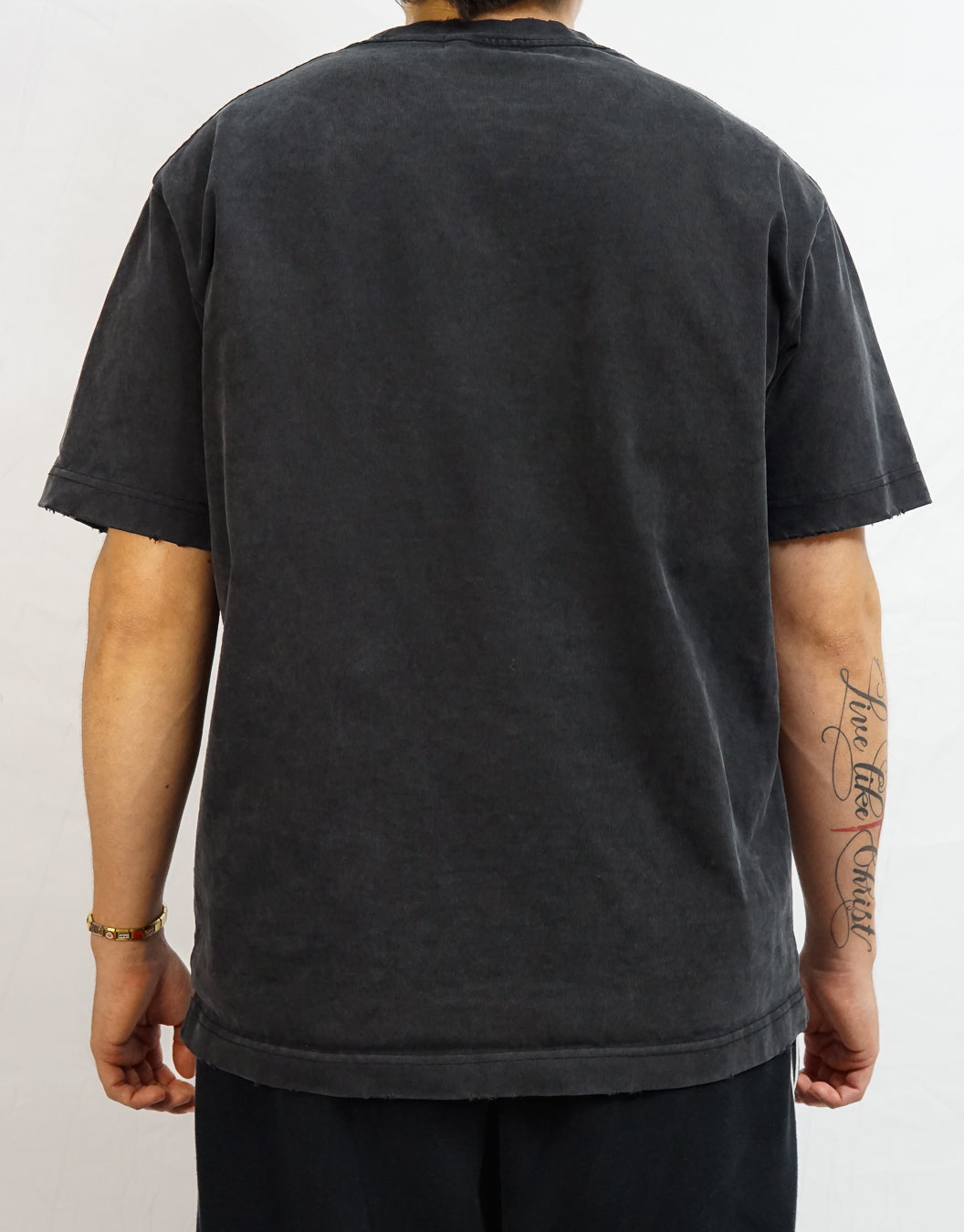 Heavyweight Vintage Washed Frayed T-Shirt
