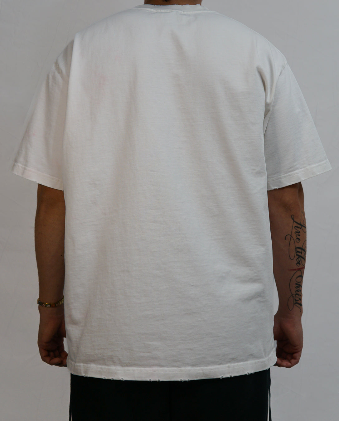 Heavyweight Vintage Washed Frayed T-Shirt