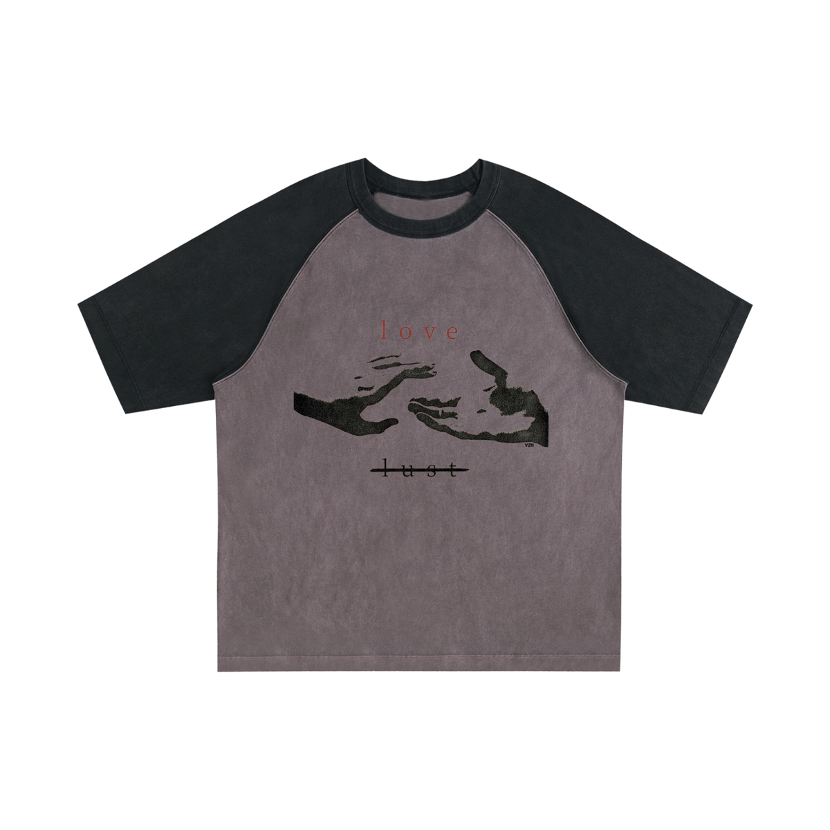 Color-Blocked Raglan Sleeve T-Shirt